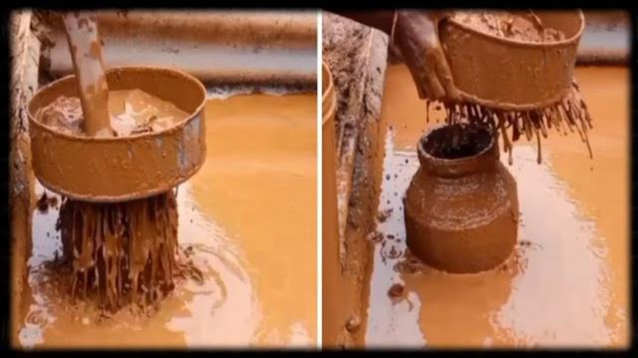 How to make clay soft and easy || (Pottery making process Part 1)