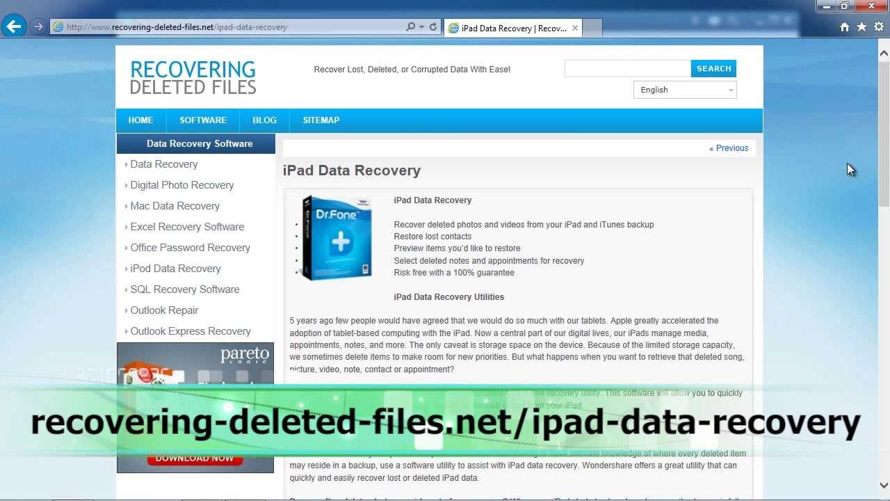 iPad Data Recovery ANYONE Can Use |iPad|iPad 2|iPad 3|iPad 4|iPad Mini|iPad Air|iPad Pro