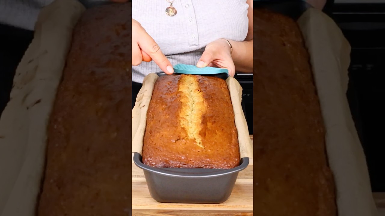 Pan de plátano con leche condensada 