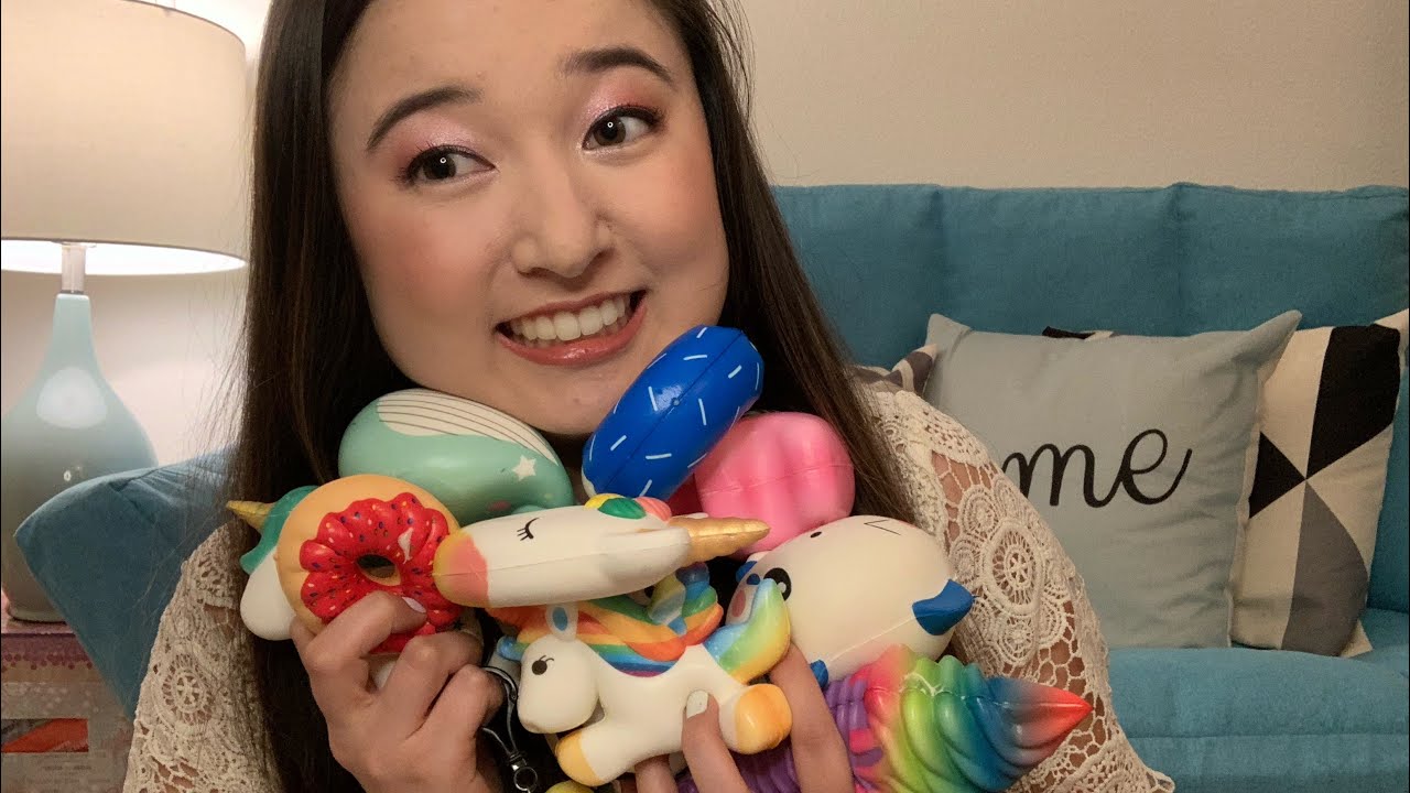 ASMR Squishy Collection (Gripping, Sticky Fingers, Soft Fingertip Tapping)