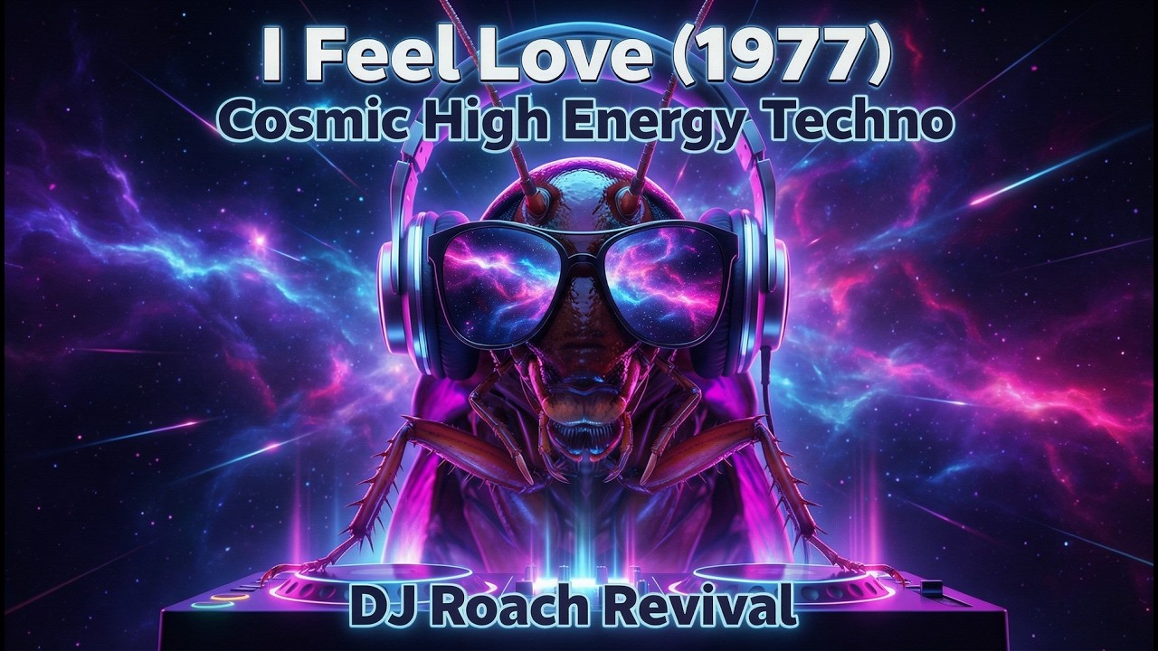 I Feel Love (1977) – High Energy Cosmic Techno Remix 2026 | DJ Roach Revival