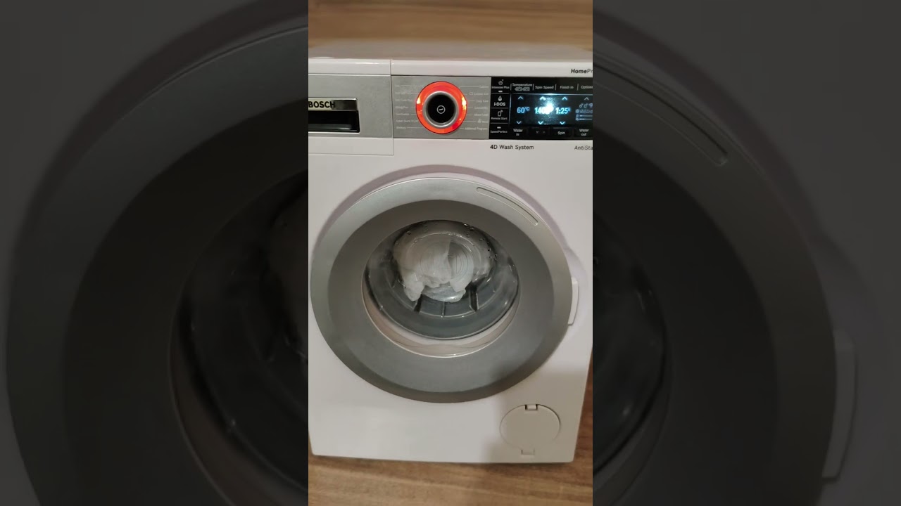 Toy Bosch washing machine washing rinse and spin. #toybosch #washingmachinerinse #boschwahingspin