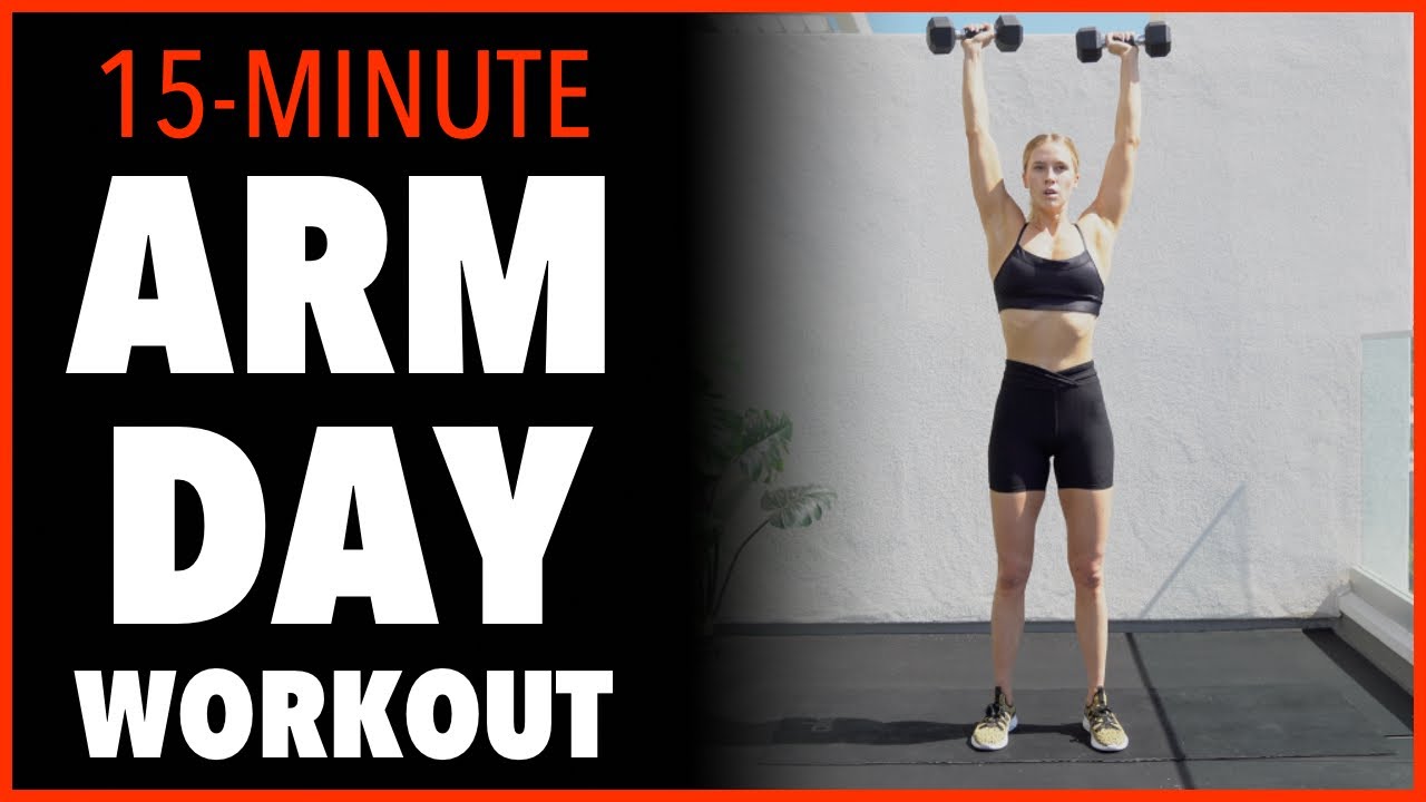15-Minute Arm Workout (OUCH) || dumbbells only