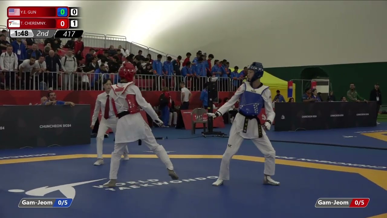 417 Round of 32 Men  45kg USA Y E  GUN AIN T  CHEREMNY