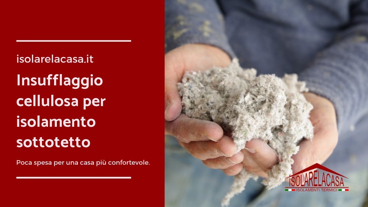 Video 52 : L'ISOLAMENTO DEL SOTTOTETTO CON LA CELLULOSA. Ing.Riccardo Raimondo