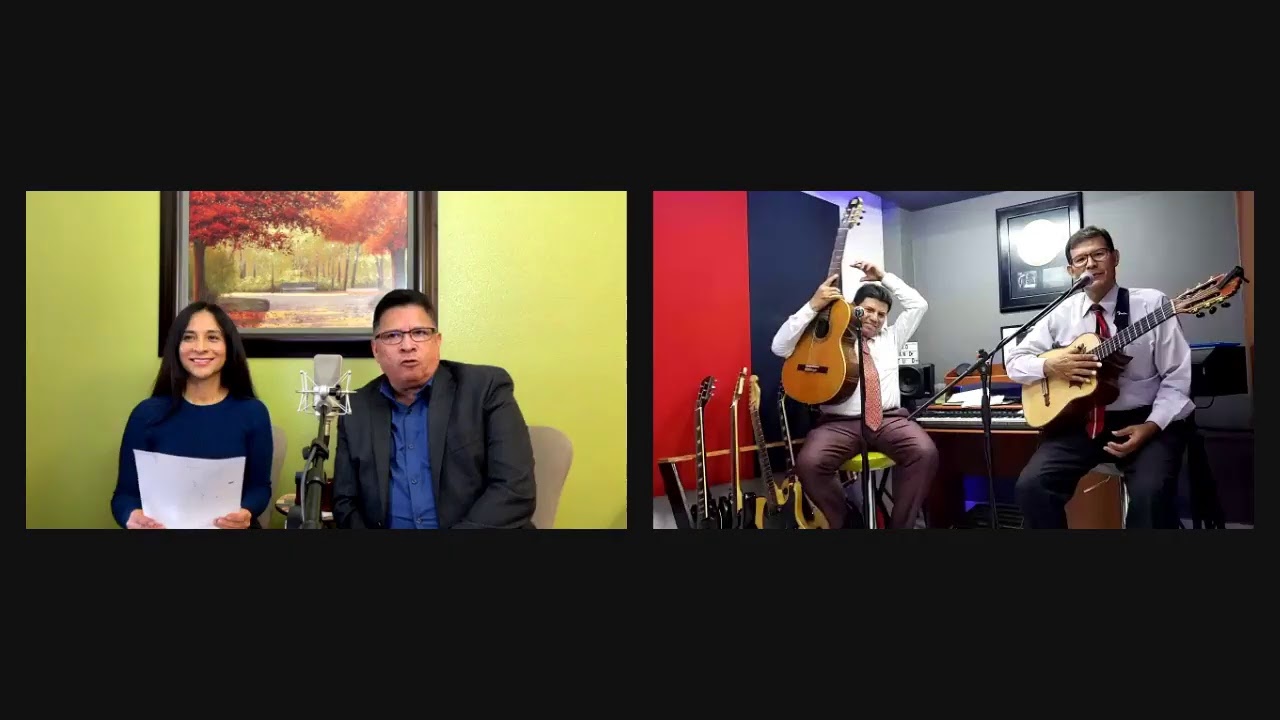 Duo hnos Lizcano en vivo en Abriendo La Puerta De Nuestro Corazón.