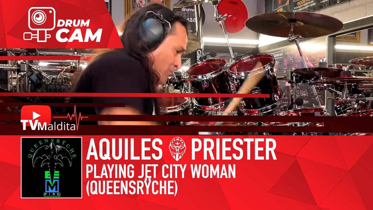 TVMaldita Presents: Aquiles Priester playing Jet City Woman - Queensryche