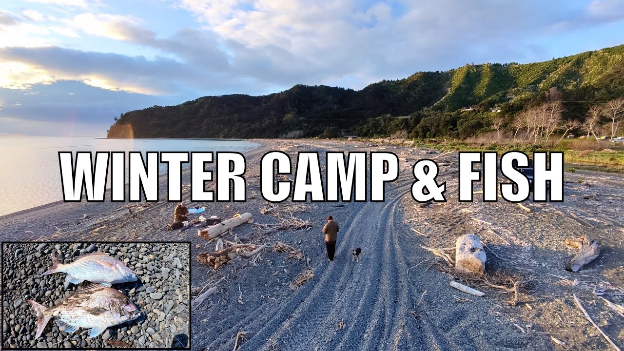 Winter Tent Camping & Fishing -  Good Day For Snapper  (Episode 2)