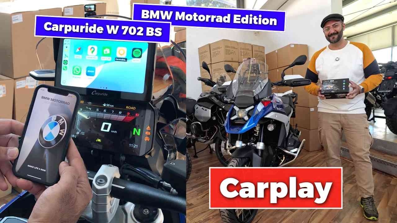 für BMW-WonderWheel spezialisiertes CarPlay & AndroidAuto / erste Eindrucke auf GS1300