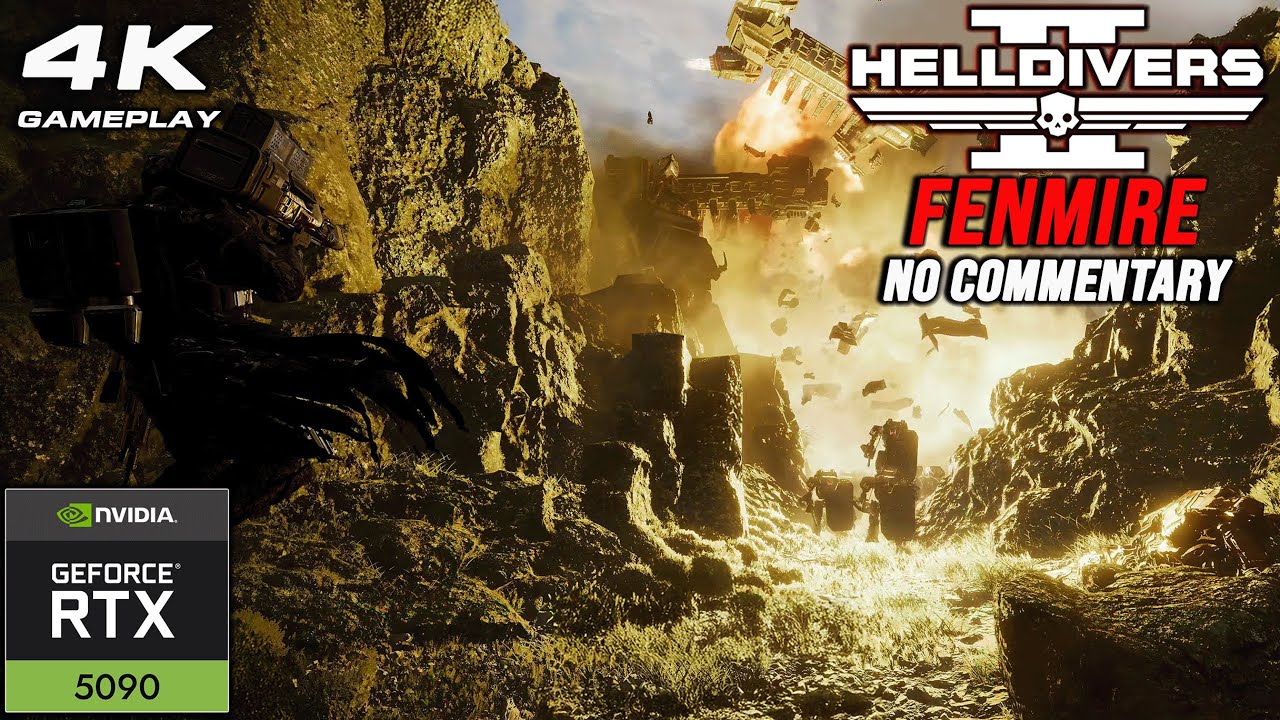 Helldivers 2: 4K Gameplay No Commentary ULTRA Settings | RTX 5090 P922