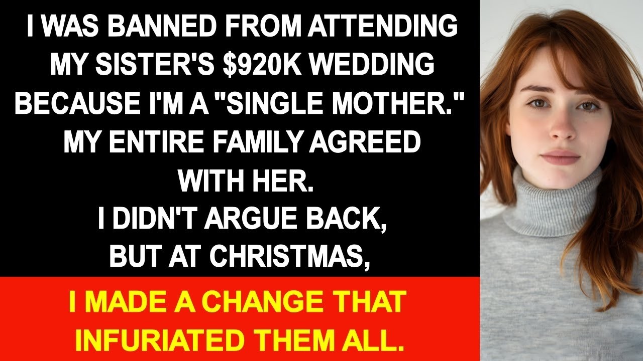 I was banned from attending my sister's $920K wedding because I'm a 'single mother '
