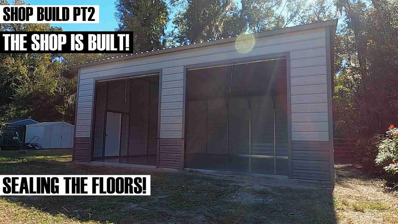 New floors for my dream garage! | SHOP BUILD PT2