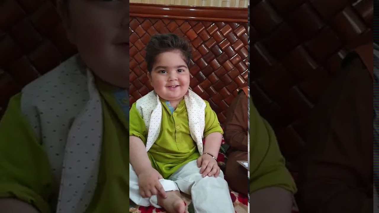 Cute Ahmad shah and his Cute Brother's Live session on His Fb Page Peer Ahmad shah