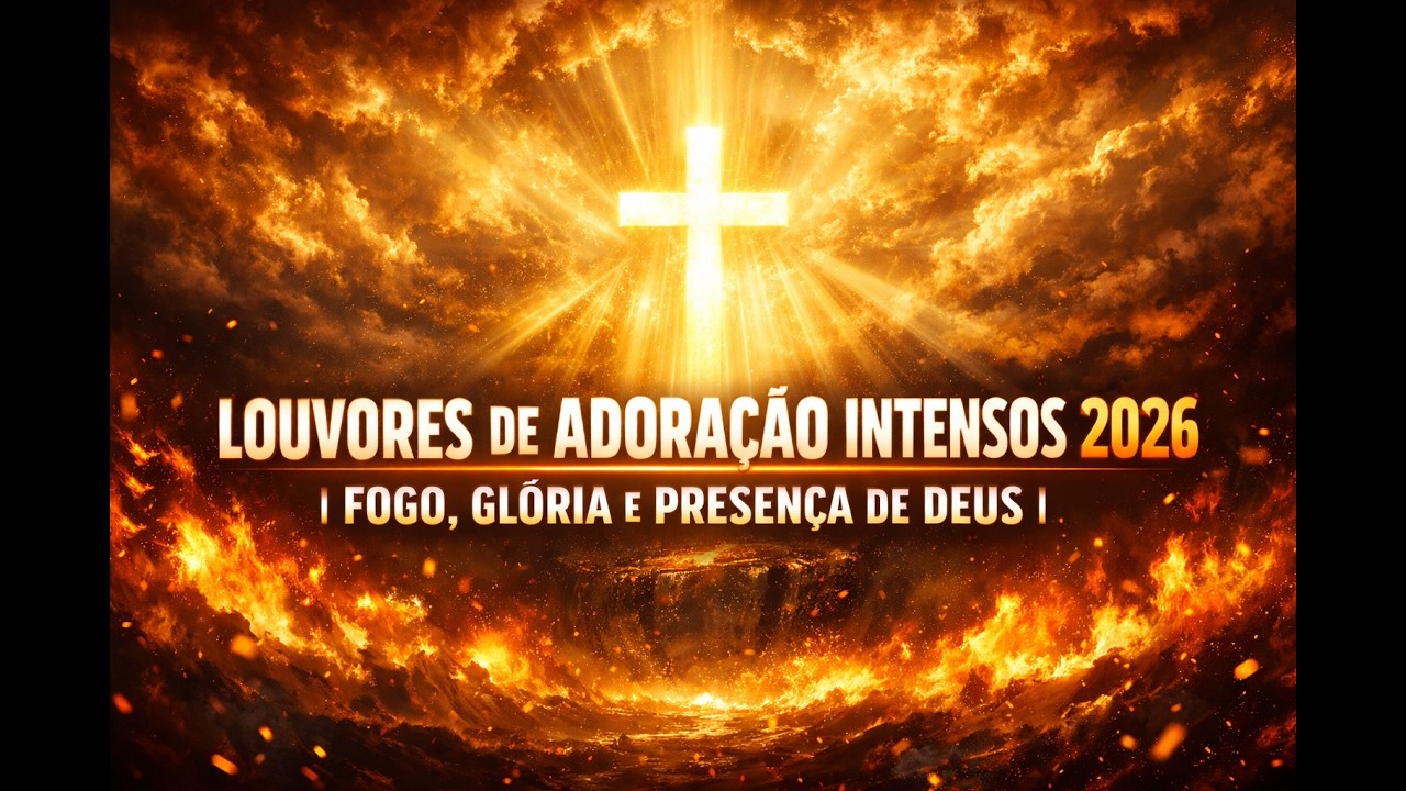 LOUVORES DE ADORAÇÃO INTENSOS 2026 | FOGO, GLÓRIA E PRESENÇA DE DEUS