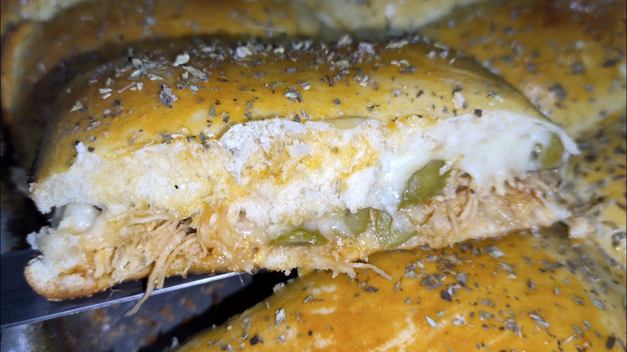 Joelho de Tabuleiro com Recheio de Frango e Queijo 