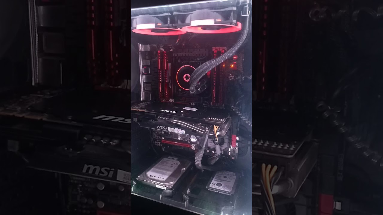 MEU PRIMEIRO WATER COOLER GAMEMAX ICEBERG RAINBOW I7 3960X 4.8 GHZ