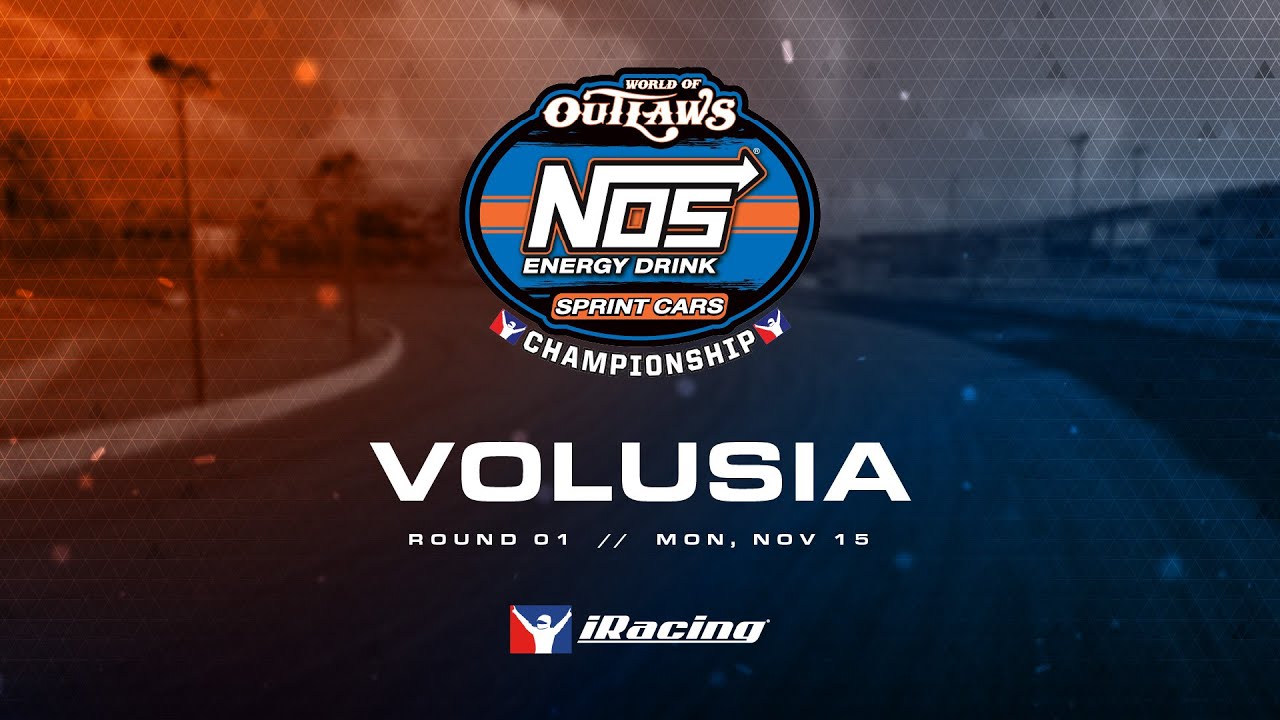 iRacing World of Outlaws NOS Energy Drink Sprint Car Championship Series | Round 1 at Volusia