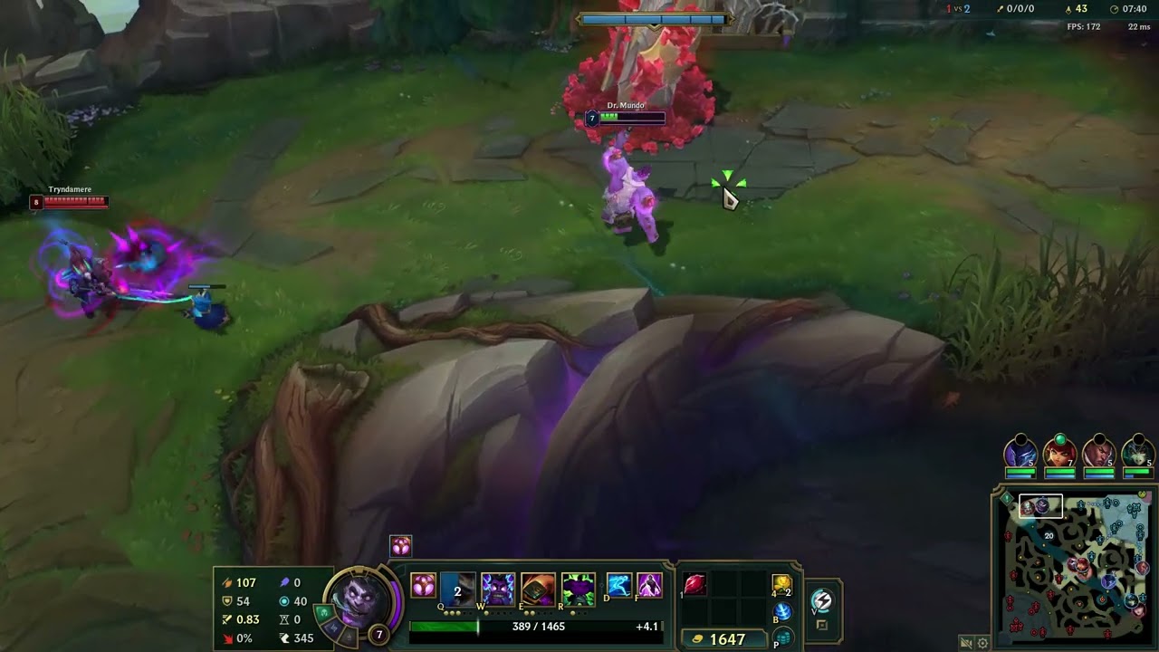 Mundo does nothing for 25mins | League of Legends