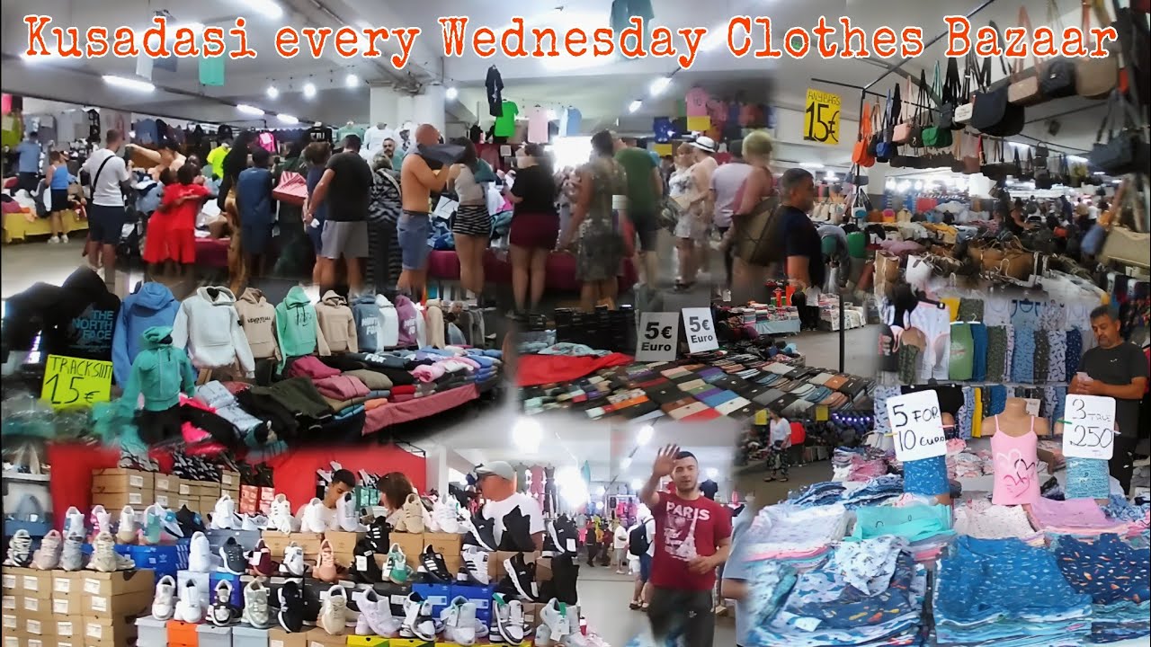 Kuşadasi every Wednesday Clothes Bazaar 2025 | KUSADASI TURKIYE Çarşamba Pazar