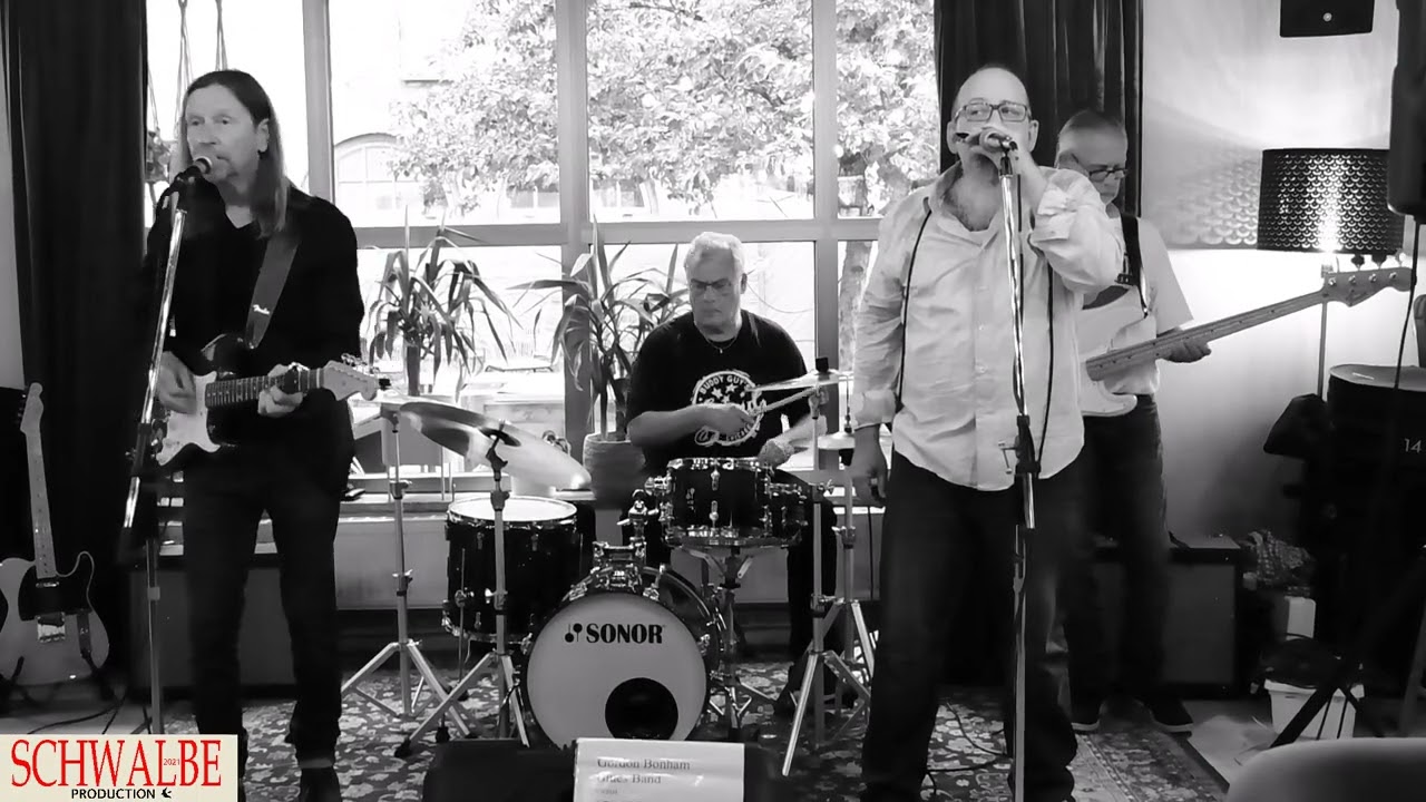 2022-08-03. Gordon Bonham Blues Band, Hotell Botanika Uppsala, Sweden.