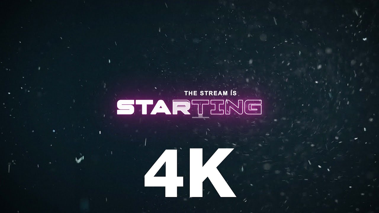 4K Stream Starting soon Template Free! Non Copyright