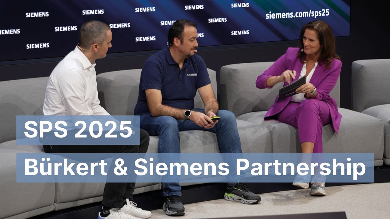 SPS 2025 Bürkert & Siemens partnership - Speech Siemens Main Stage