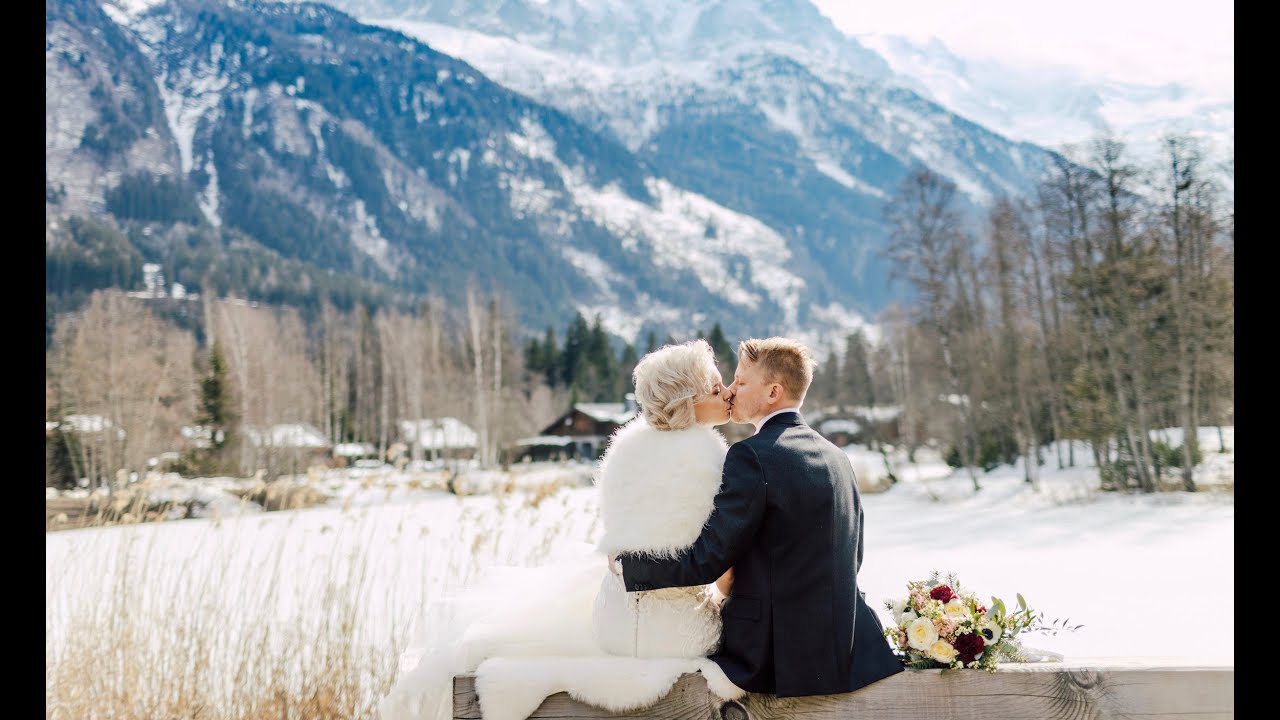 Chapel Wedding and Altitude Reception in the French Alps