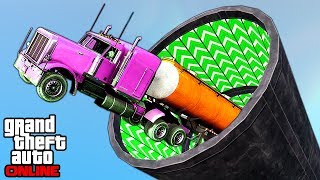 GTA 5: Online - Stunts, Funny Moments & Fails feat. Sumo Pit