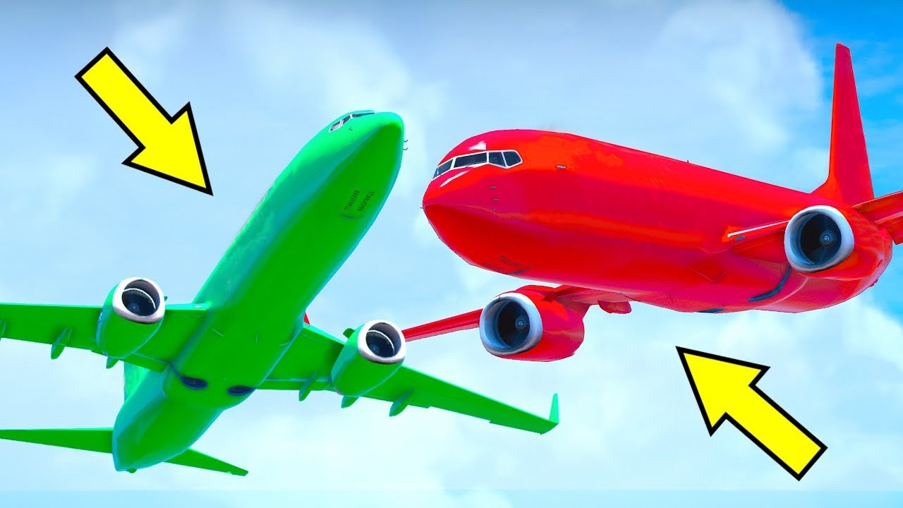 Сборник Авиакатастроф: 65 Кинематографичных Сцен Падения Самолётов в GTA 5 (Полный Фильм)