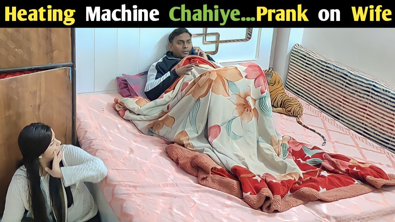 Russian Heating Machine Chahiye || prank on wife#cutecouple