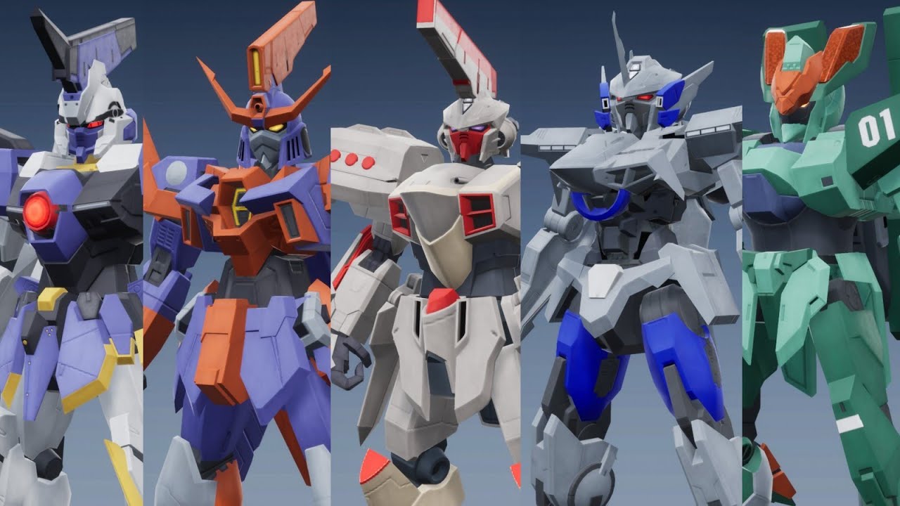 【ガンブレ4#14】再現機体出撃シーン&機体構築【ガンダムブレイカー4】