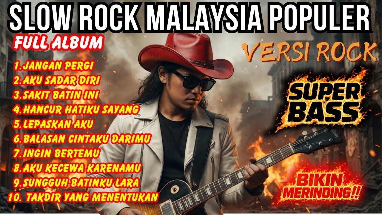 🎧KUMPULAN COVER ROCK TERBAIK‼️  LAGU BUAT YANG LAGI SAKIT HATI |  LAGU SLOWROCK MALAYSIA TERPOPULER