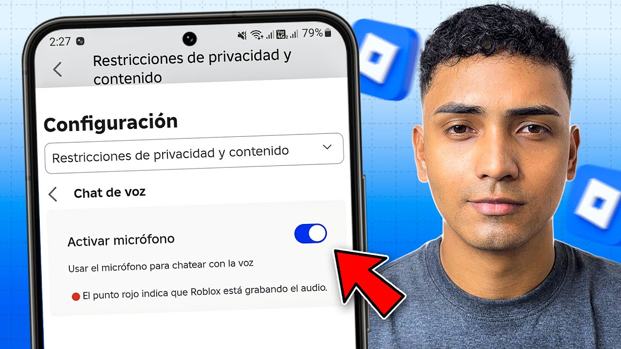 C&oacute;mo Activar el CHAT de VOZ en Roblox | Paso a Paso✅