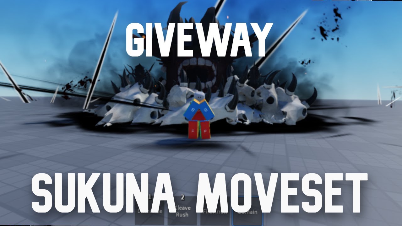 Sukuna Moveset Giveway | Roblox Studio