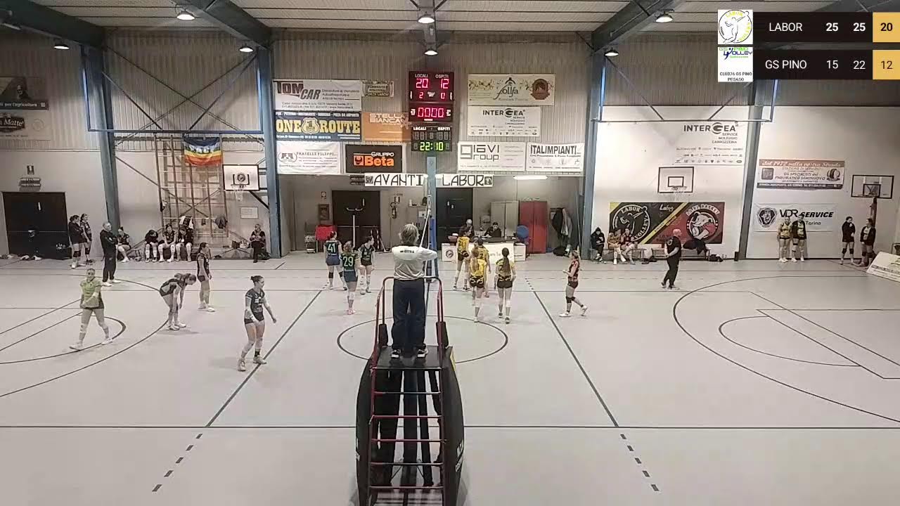 CAMPIONATO U18 F TURBO 2 GIORNATA 25-26
LABOR VS GS PINO