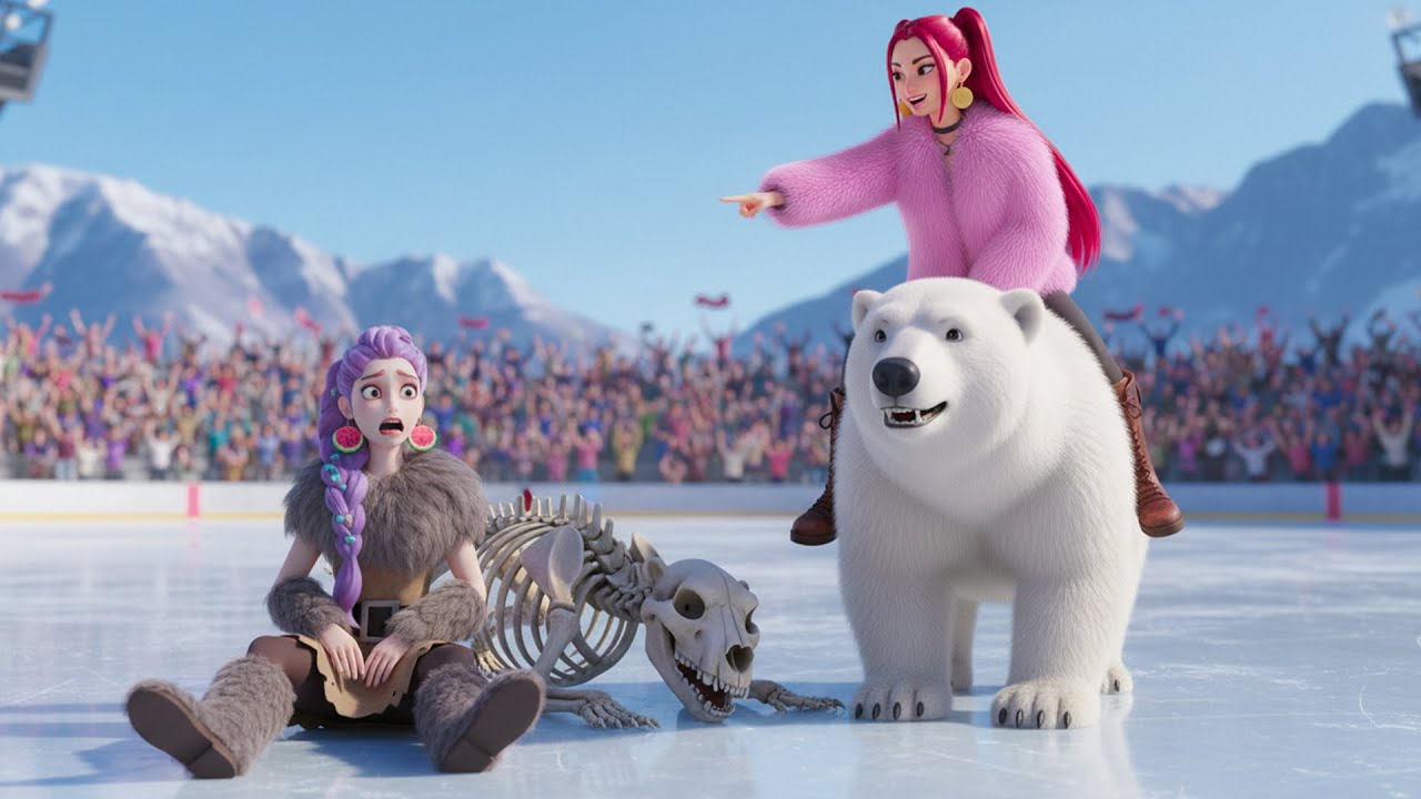 Rumi Gets Championship in Polar Bear Racing - KPOP Demon Hunters