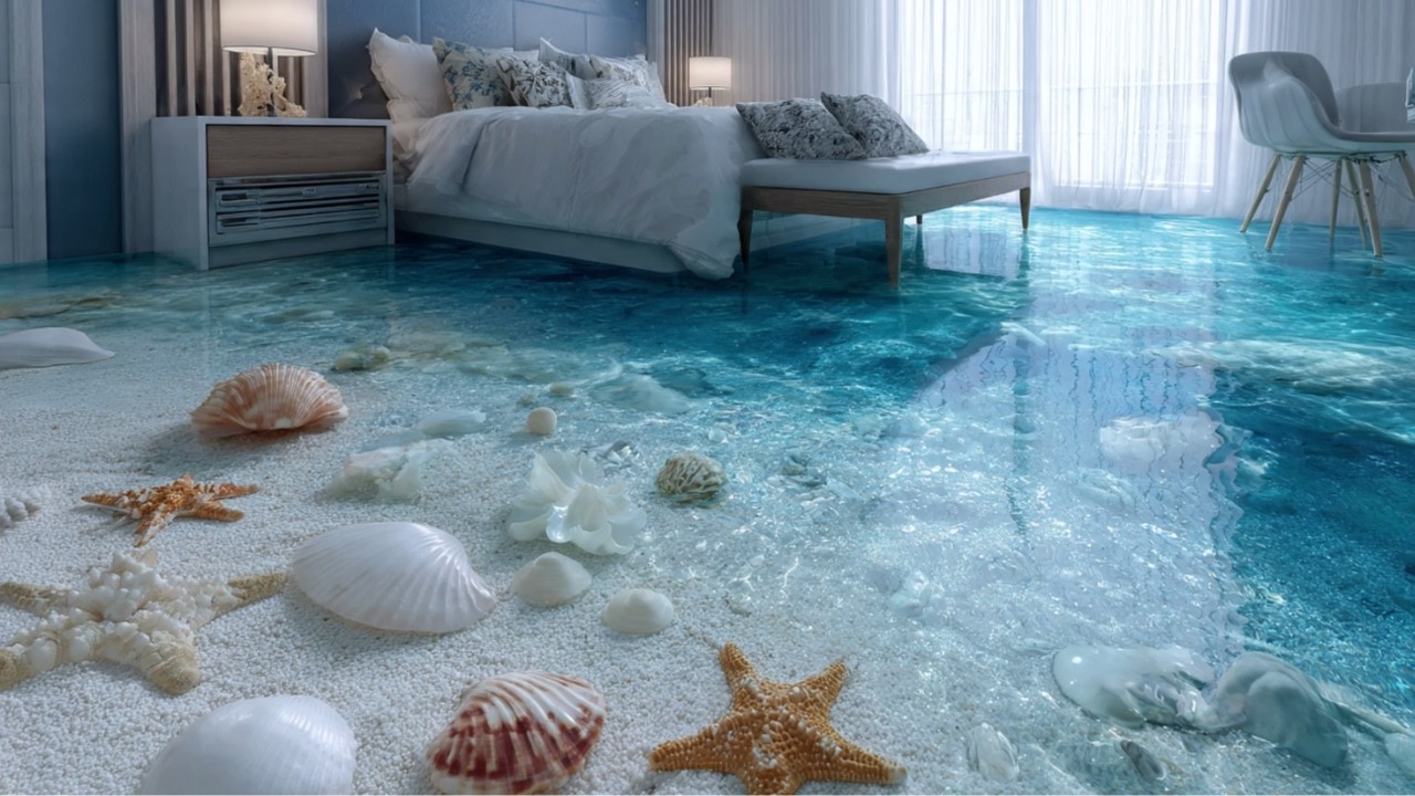 Epoxy Floor Design | Creative Ideas Inspired by the Ocean, Galaxy, and Nature | Visual Inspiration
