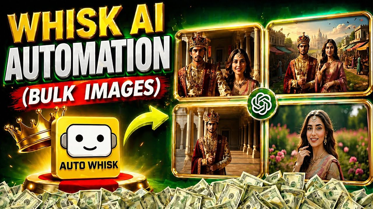 How to Create 1000+ Images Automatically Using Auto Whisk AI | FREE & Unlimited