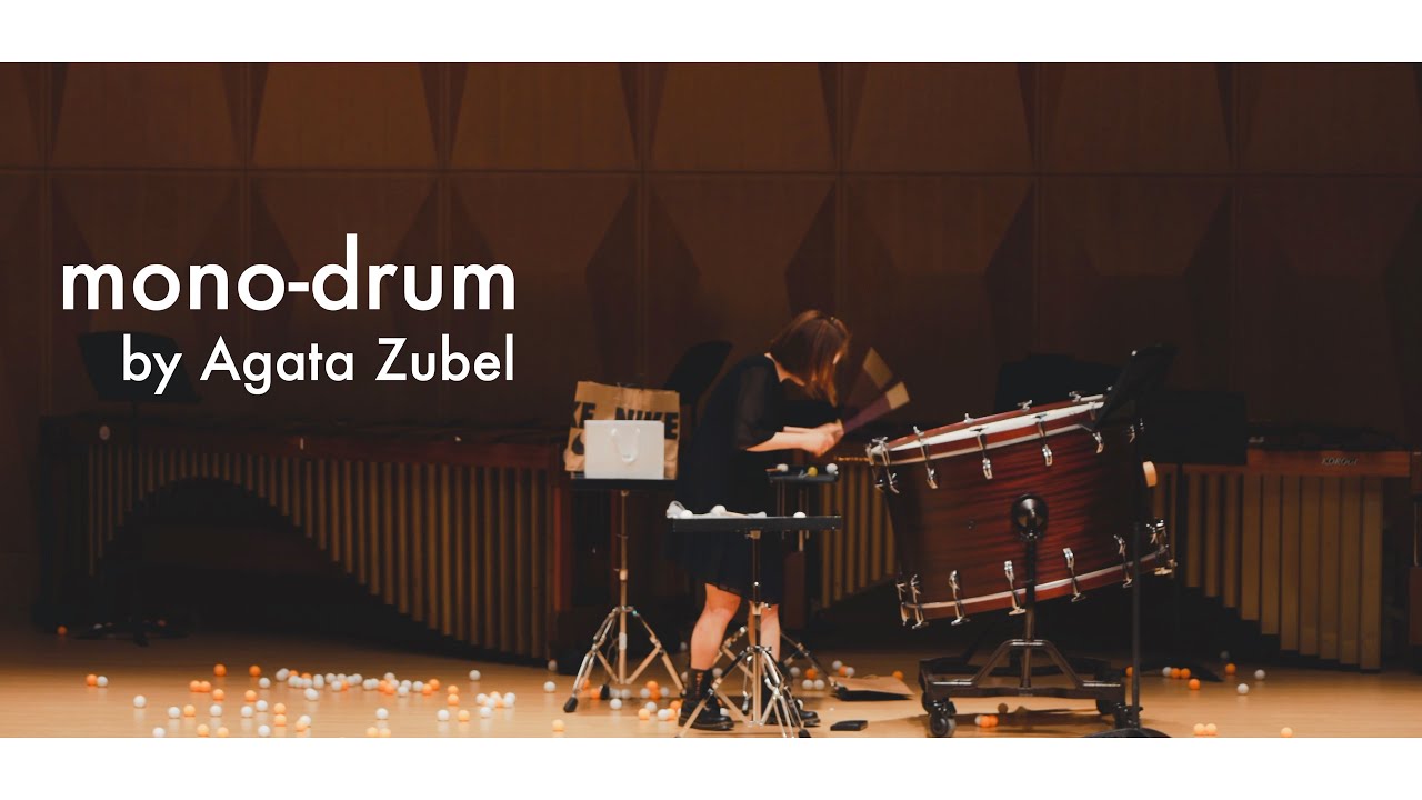 mono-drum by Agata Zubel (Bass drum solo)