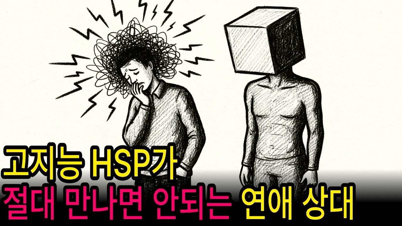 지능이 높은 HSP가 절대로 만나면 안되는 연애유형 / HSP / 생각이 많은 사람들을 위한 심리학