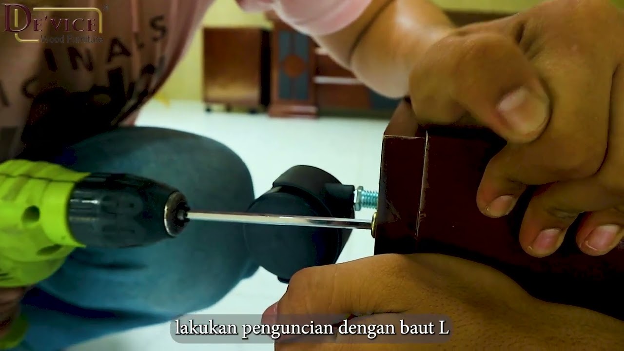 TUTORIAL Pemasangan MEJA DIREKTUR KAYU - MDA 1888