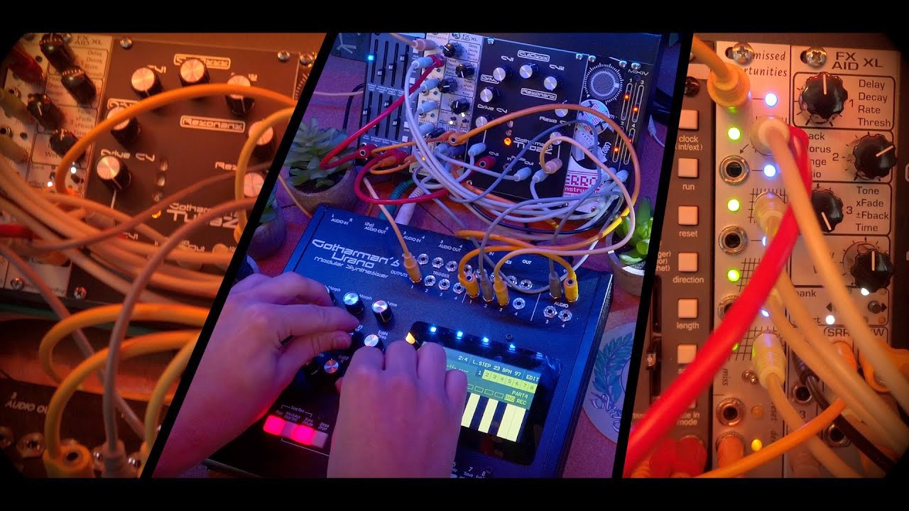 InTeRpAtChInG // Gotharman's URANO + Eurorack Modular Synth #TTNM