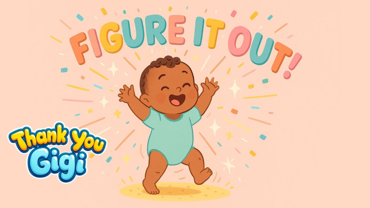 FIGURE IT OUT – Baby’s First Steps Visualizer | Thank You GiGi (Pop‑R&B Kids Anthem) 👶🏽✨