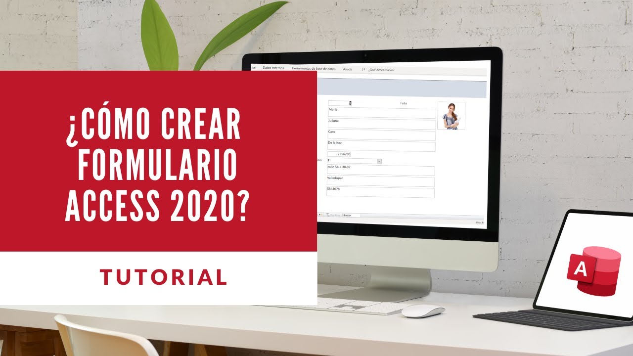 ¿Cómo crear formulario en Access 2020?