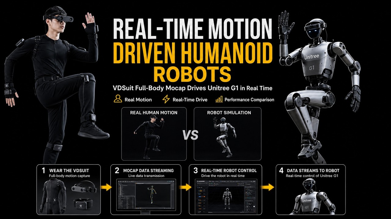 Real-Time Teleoperation: Unitree G1 Humanoid Robot Mimics Human Motion