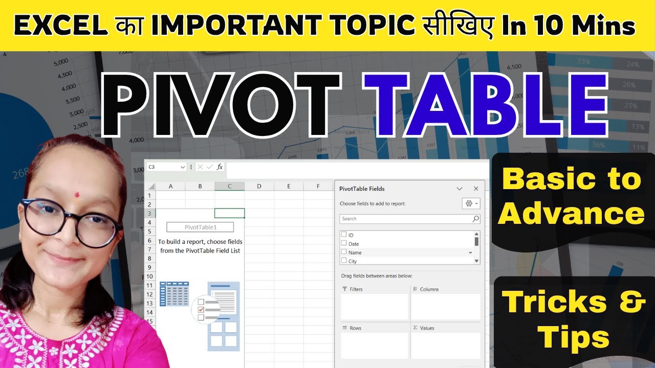 How to Create a Pivot Table in Excel | Step-by-Step Tutorial for Beginners |  Pivot Table in Excel