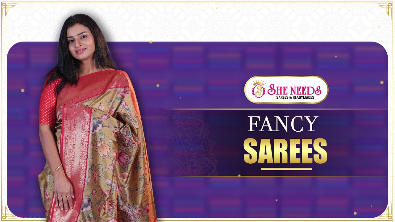Fancy Sarees ✨💃 | Stylish & Trendy Collection | She Needs Saree World