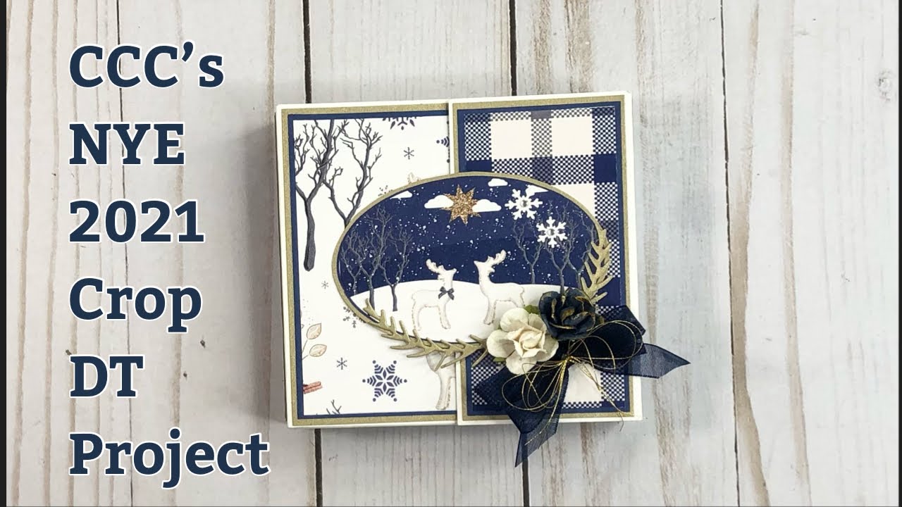 CCC’s NYE Crop 2021-mini Folio/Album | DT project | Country Craft Creations | Winter Wanders