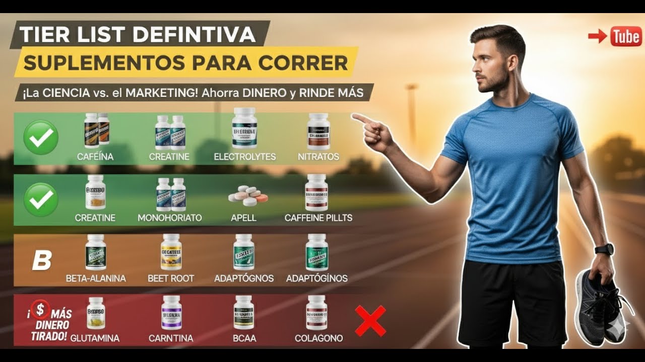 💊MEJORES y PEORES suplementos para CORREDORES🏃🏻‍♂️ (por la ciencia)