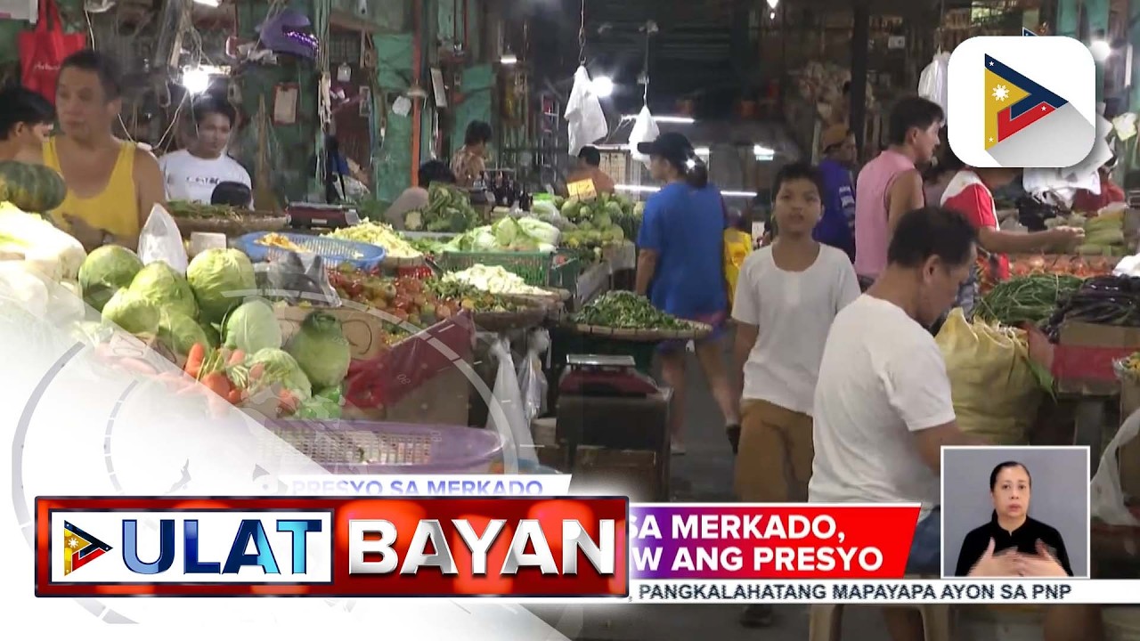 Ilang bilihin sa merkado, bahagyang tumaas; D.A., pinag-aaralan ang mga hakbang sakaling...